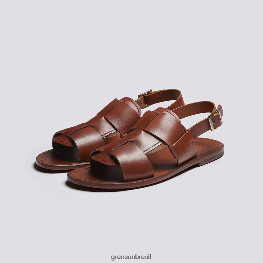 homens Grenson bronzeado Wiley 3 sandálias 04NFHP227