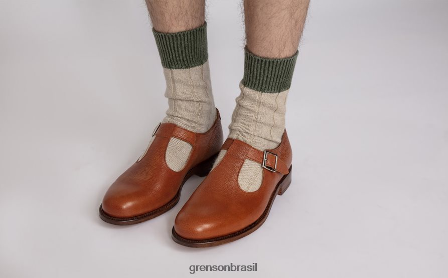 homens Grenson bronzeado marilebone sandálias 04NFHP229