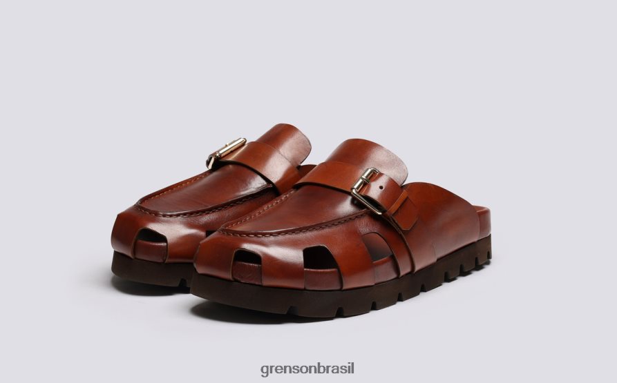 homens Grenson bronzeado vale sandálias 04NFHP212