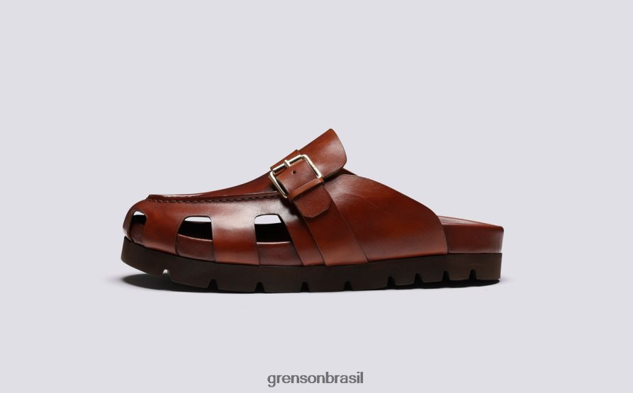 homens Grenson bronzeado vale sandálias 04NFHP212