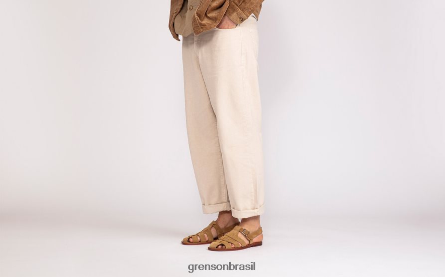 homens Grenson caramelo quincy sandálias 04NFHP219