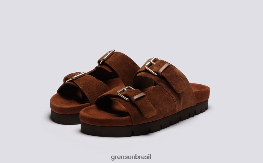 homens Grenson marrom florim sandálias 04NFHP215