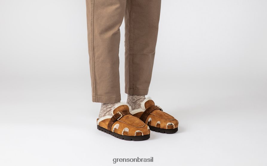 homens Grenson marrom vale sandálias 04NFHP211