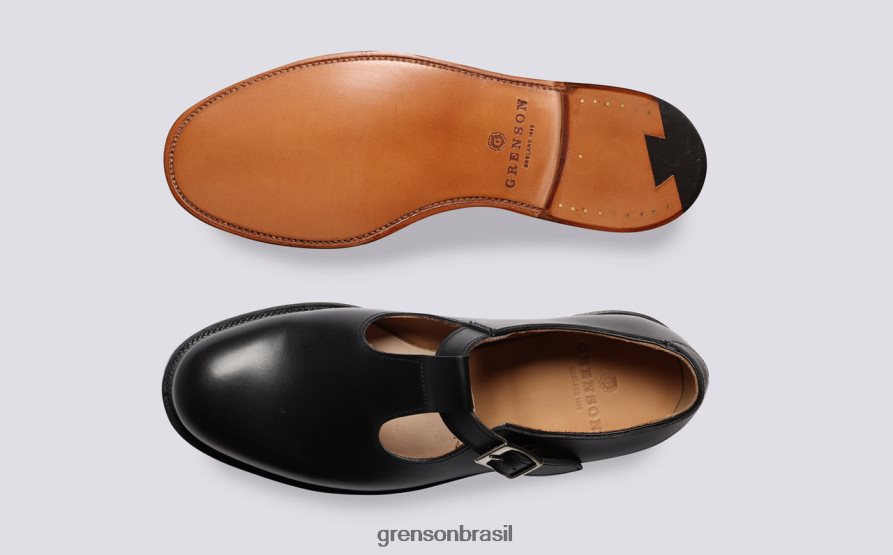 homens Grenson preto marilebone sandálias 04NFHP230