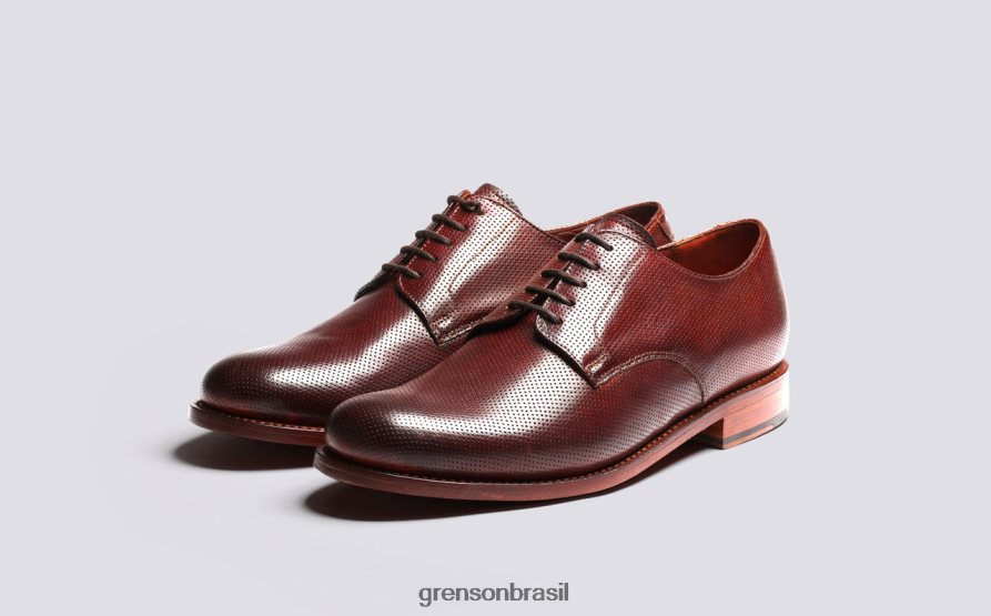 homens Grenson bronzeado curto sapatos de derby 04NFHP145