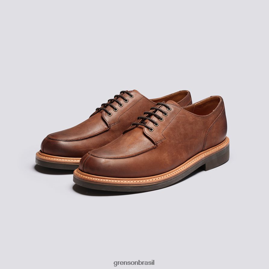 homens Grenson café Mac sapatos de derby 04NFHP164