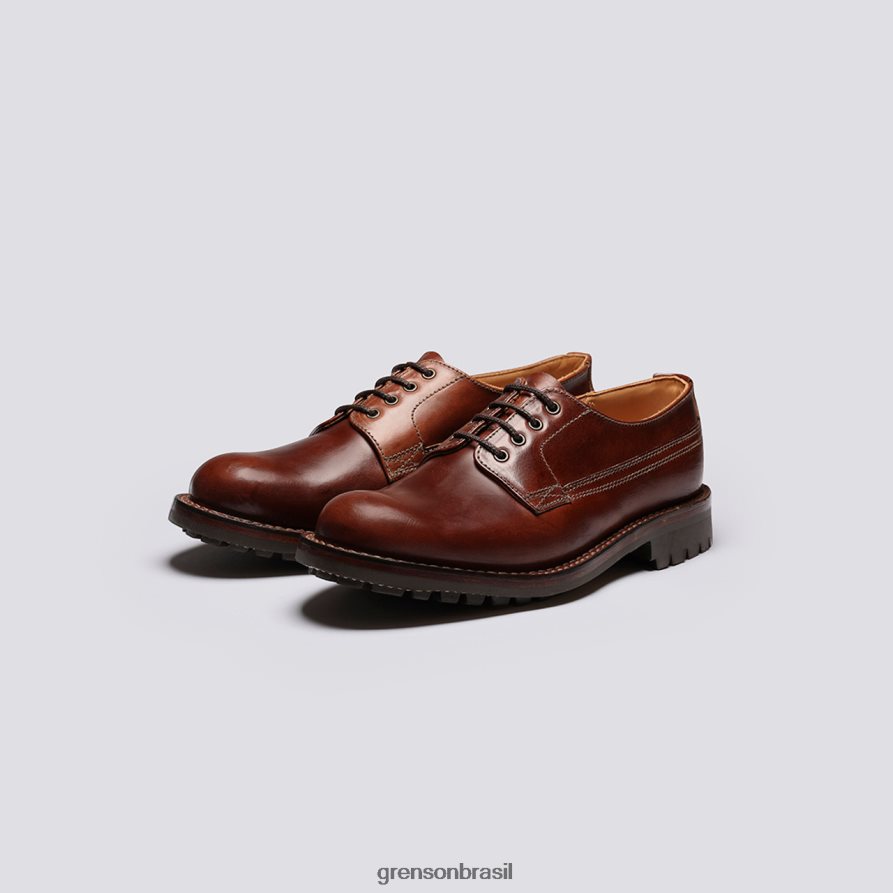 homens Grenson marrom escuro vencedor sapatos de derby 04NFHP155