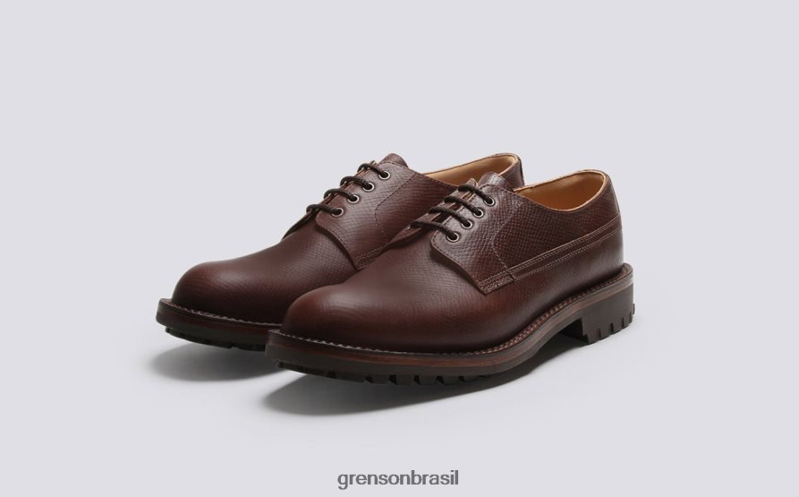 homens Grenson marrom vencedor sapatos de derby 04NFHP156