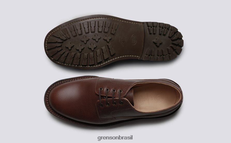 homens Grenson marrom vencedor sapatos de derby 04NFHP156