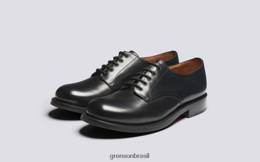 homens Grenson preto darryl sapatos de derby 04NFHP158