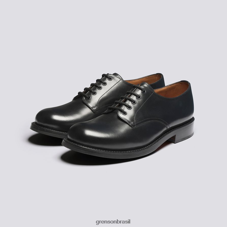 homens Grenson preto darryl sapatos de derby 04NFHP158