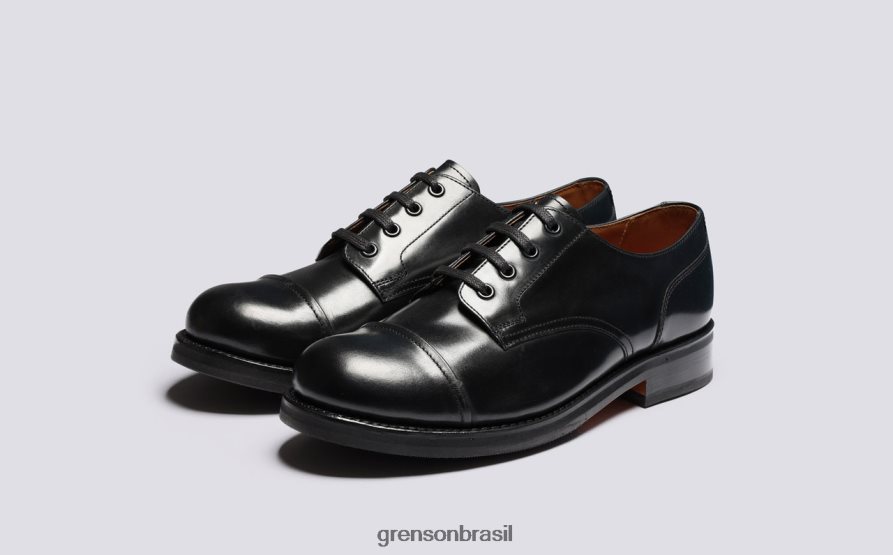 homens Grenson preto keith sapatos de derby 04NFHP163