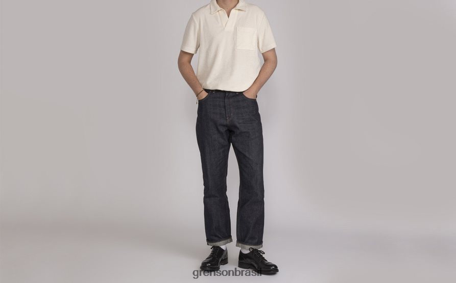 homens Grenson preto keith sapatos de derby 04NFHP163