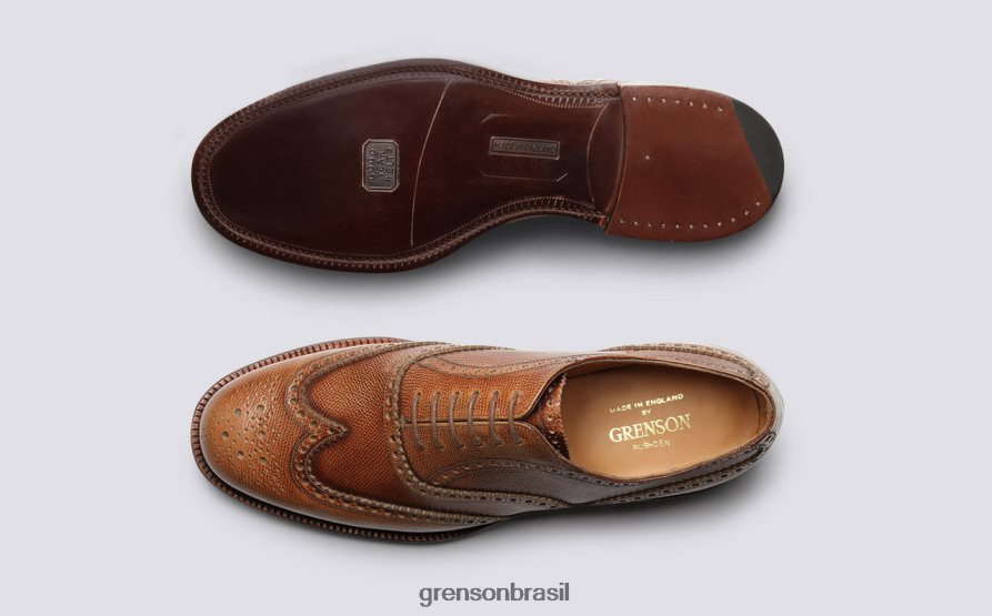 homens Grenson bronzeado sapato 4 sapatos formais 04NFHP95