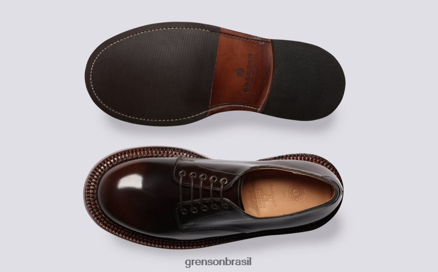 homens Grenson marrom dermot sapatos formais 04NFHP77