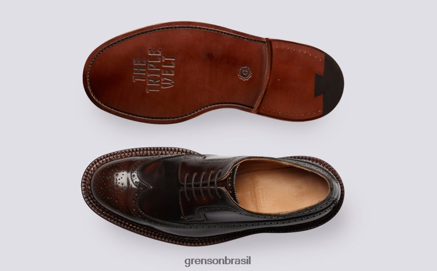 homens Grenson marrom escuro aldwych sapatos formais 04NFHP65