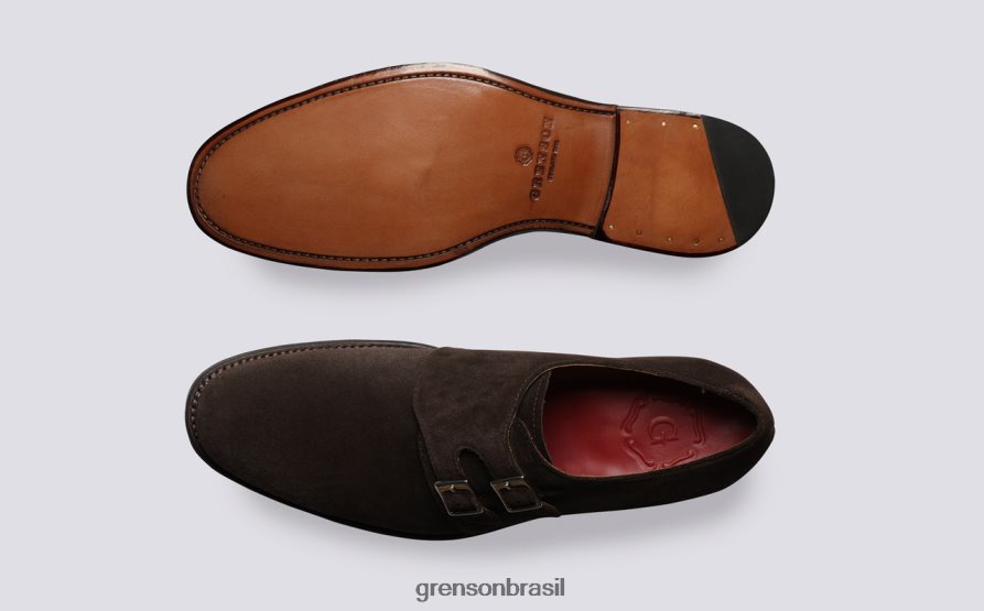 homens Grenson marrom escuro sótão sapatos formais 04NFHP101