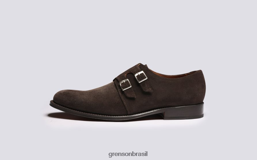 homens Grenson marrom escuro sótão sapatos formais 04NFHP101