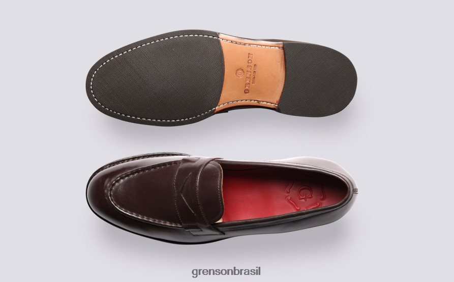 homens Grenson marrom lloyd sapatos formais 04NFHP88