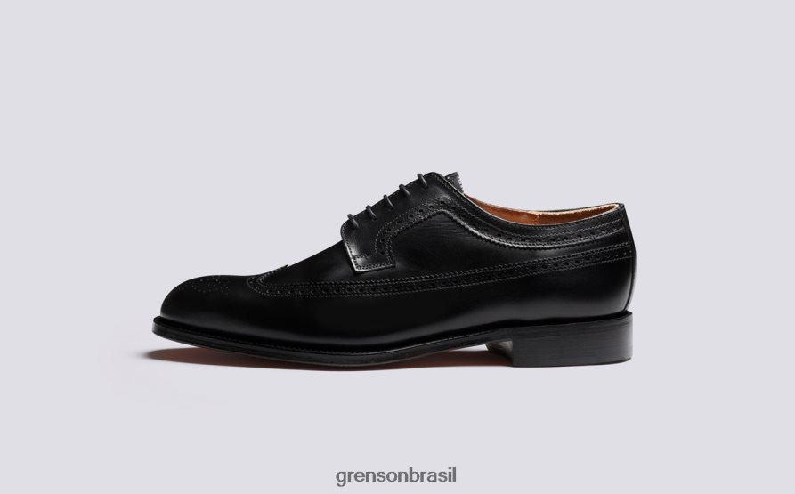homens Grenson preto Cantuária sapatos formais 04NFHP76