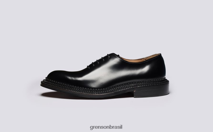 homens Grenson preto Lansbury sapatos formais 04NFHP86