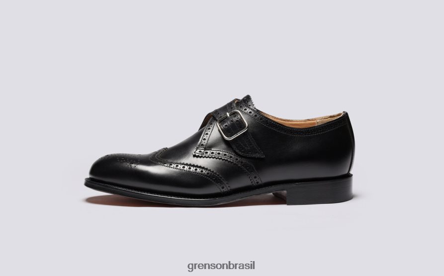 homens Grenson preto Shrewsbury sapatos formais 04NFHP98