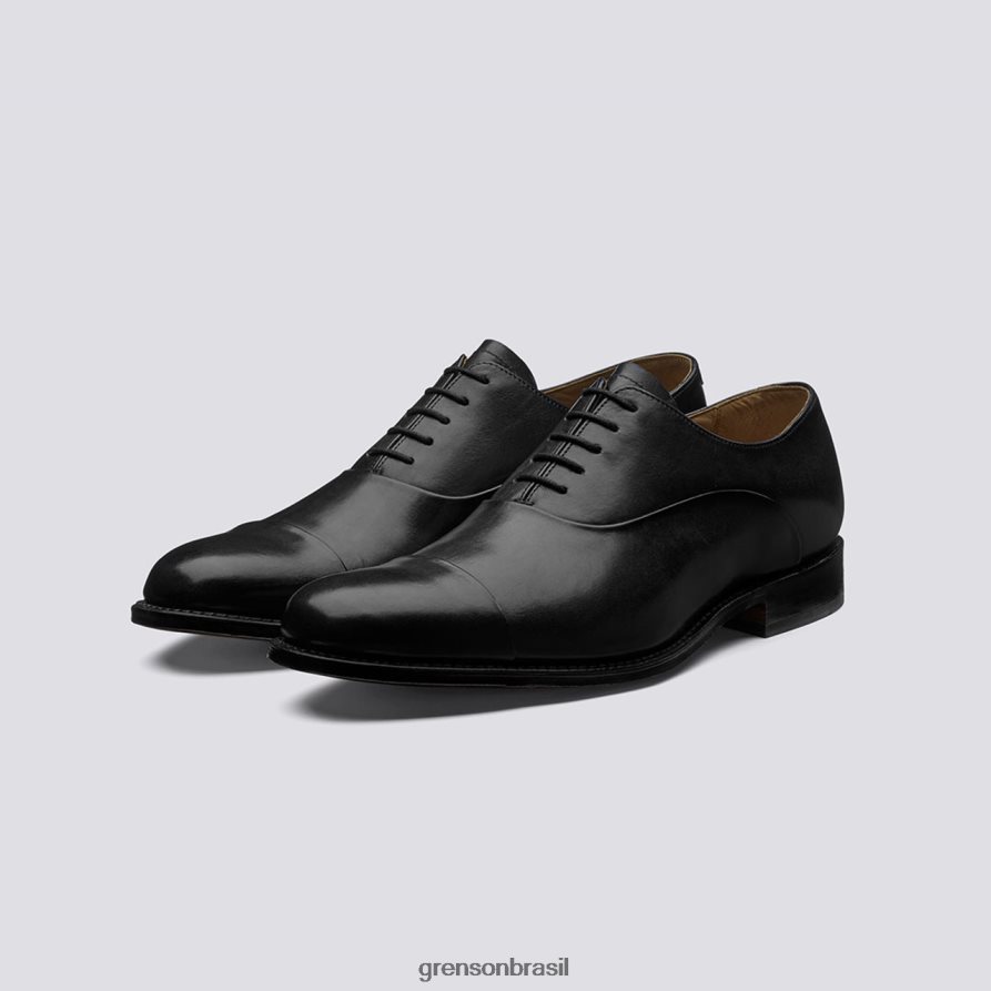 homens Grenson preto bert sapatos formais 04NFHP71