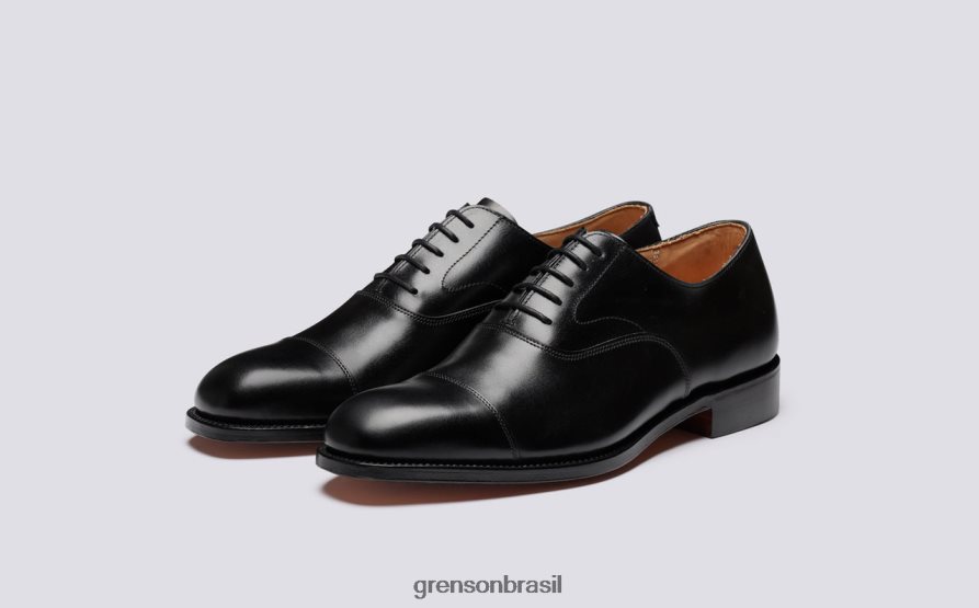 homens Grenson preto cambridge sapatos formais 04NFHP72