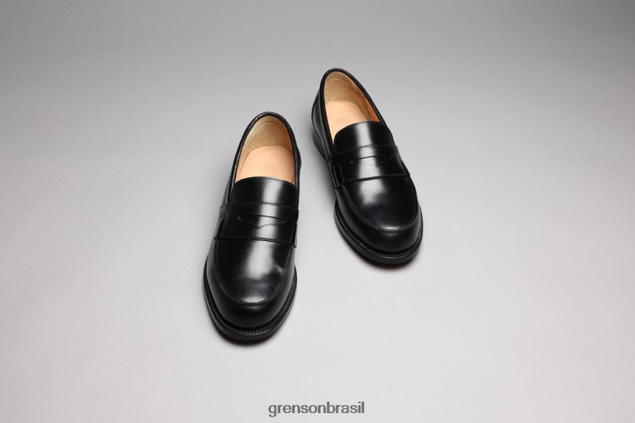 homens Grenson preto epsom sapatos formais 04NFHP81