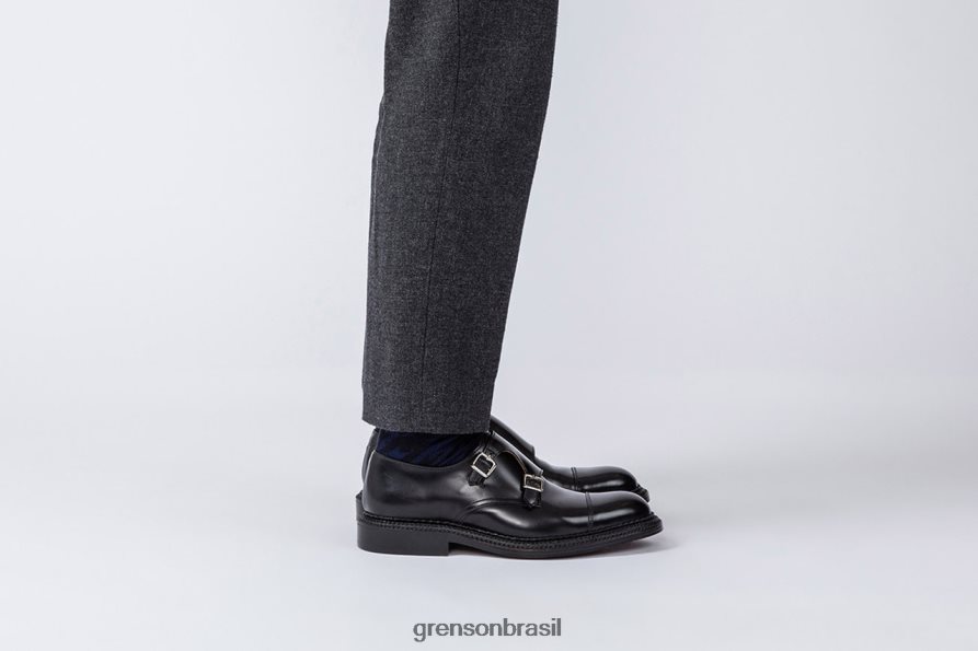 homens Grenson preto hanbury sapatos formais 04NFHP85