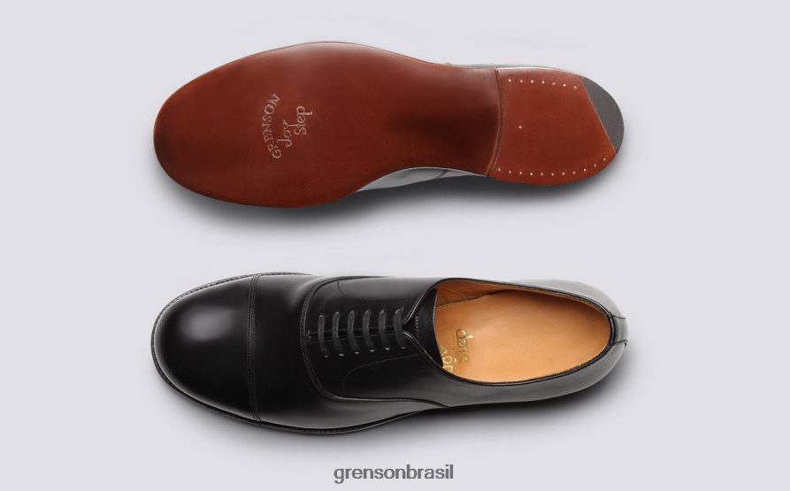 homens Grenson preto sapato 2 sapatos formais 04NFHP94