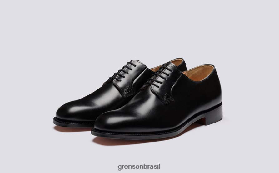 homens Grenson preto winchester sapatos formais 04NFHP100