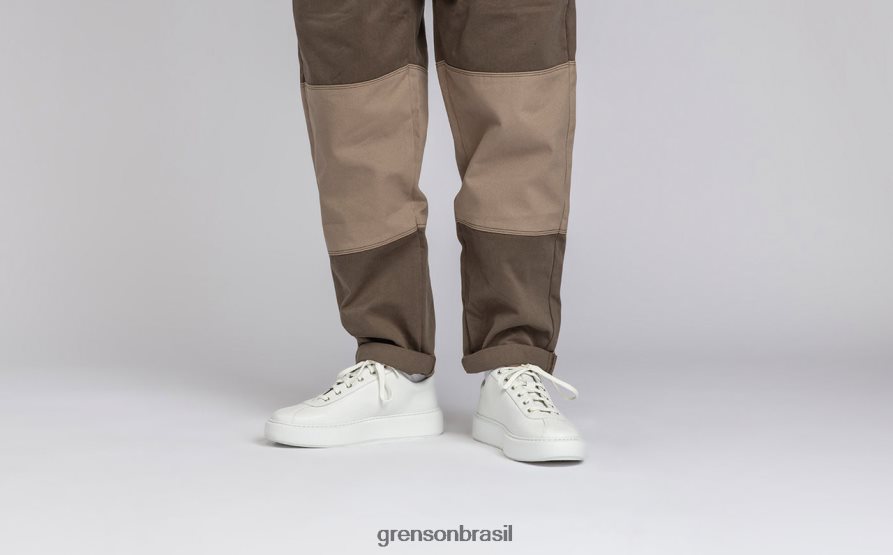 homens Grenson branco tênis 30 tênis 04NFHP183