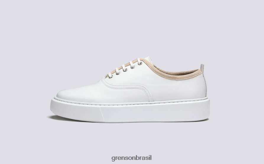 homens Grenson branco tênis 55 tênis 04NFHP195