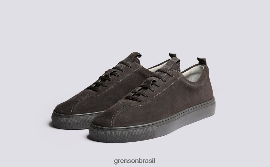 homens Grenson cinza escuro tênis 1 tênis 04NFHP176