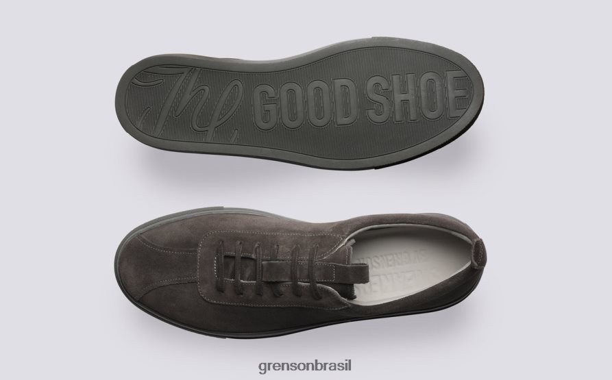 homens Grenson cinza escuro tênis 1 tênis 04NFHP176