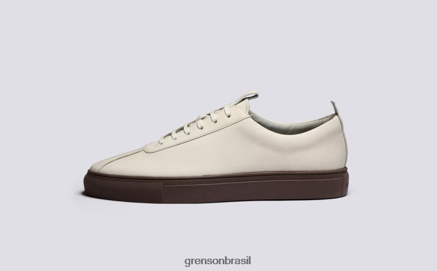 homens Grenson off white tênis 1 tênis 04NFHP206