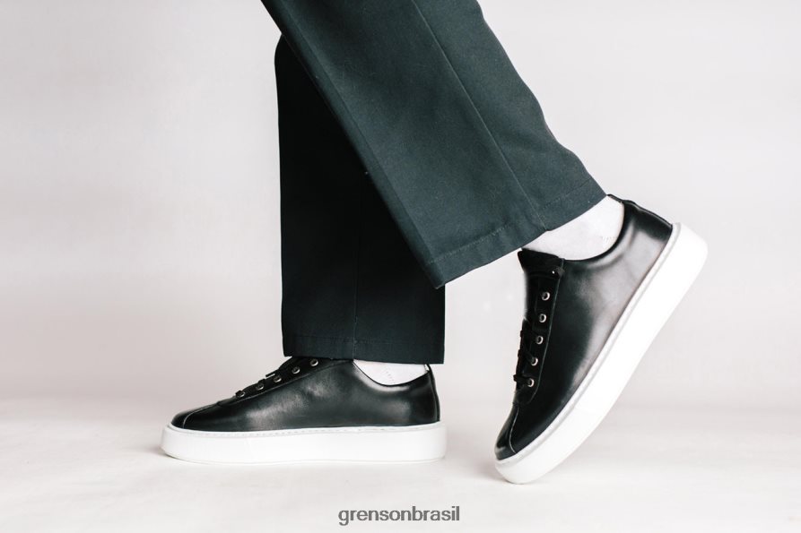 homens Grenson preto tênis 30 tênis 04NFHP186