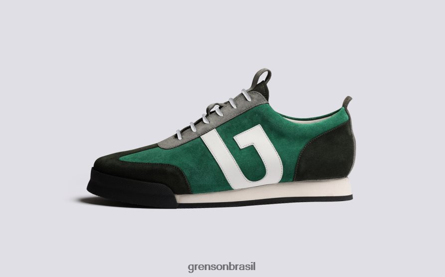 homens Grenson verde multi tênis 51 tênis 04NFHP190