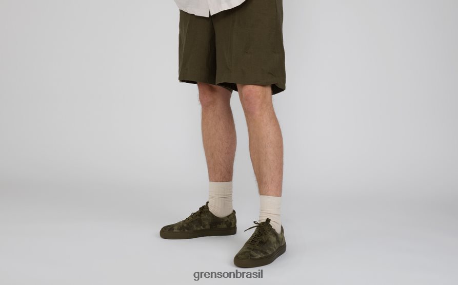 homens Grenson verde tênis 1 tênis 04NFHP173