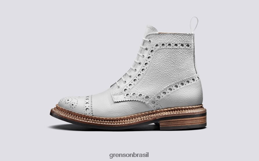 mulheres Grenson branco frances botas 04NFHP305