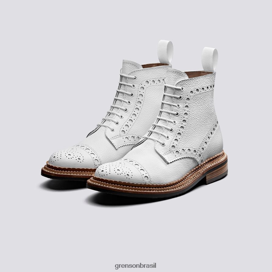 mulheres Grenson branco frances botas 04NFHP305