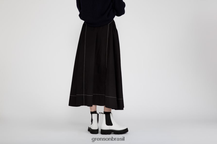 mulheres Grenson branco harlow botas 04NFHP268