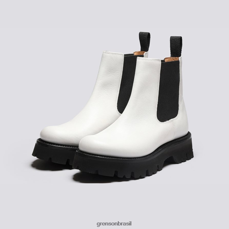 mulheres Grenson branco harlow botas 04NFHP268