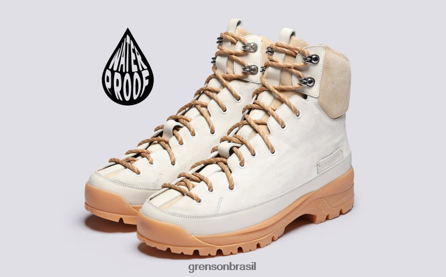 mulheres Grenson branco tênis 71 botas 04NFHP291