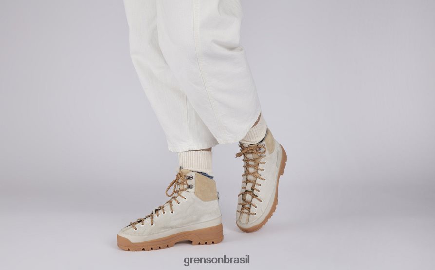 mulheres Grenson branco tênis 71 botas 04NFHP291