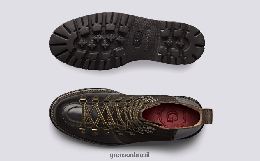 mulheres Grenson marrom escuro nanette botas 04NFHP282