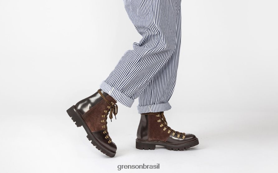 mulheres Grenson marrom escuro nanette botas 04NFHP282
