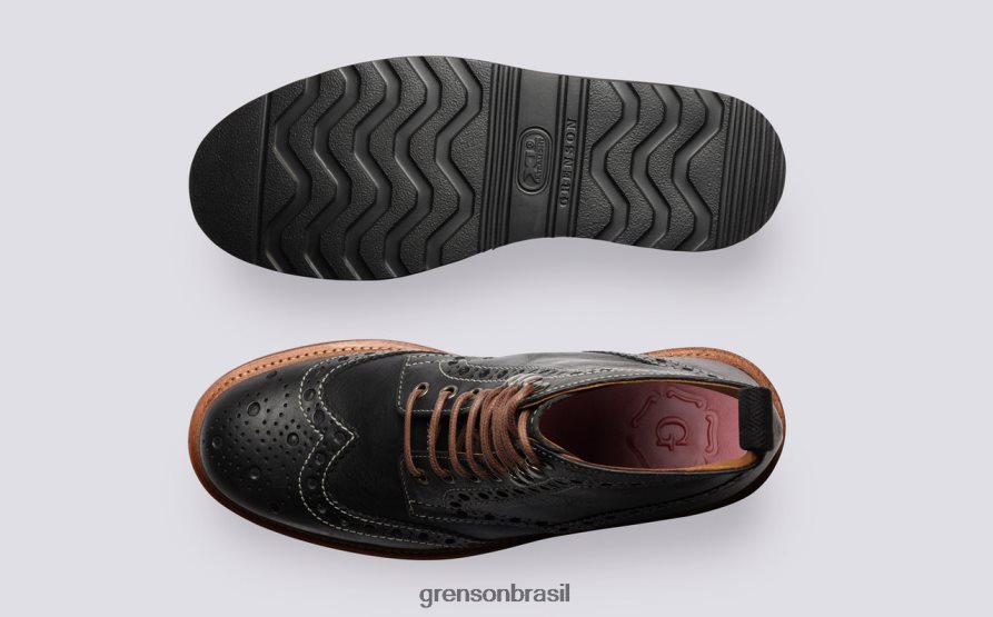 mulheres Grenson preto Fran botas 04NFHP266
