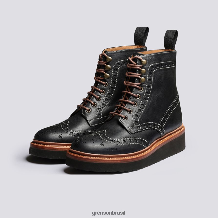 mulheres Grenson preto Fran botas 04NFHP266